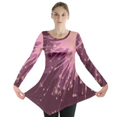 Big Bang Long Sleeve Tunic  by ValentinaDesign