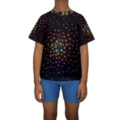 Molecular Chemistry Of Mathematical Physics Small Army Circle Kids  Short Sleeve Swimwear by Mariart