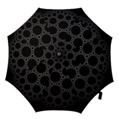Plane Circle Round Black Hole Space Hook Handle Umbrellas (medium)