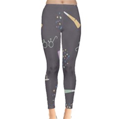 Bottle Party Glasses Leggings  by Mariart