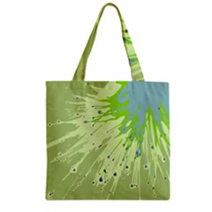 Big Bang Zipper Grocery Tote Bag by ValentinaDesign