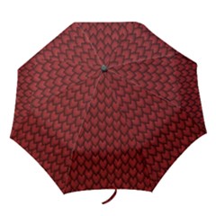 Red Snakeskin Snak Skin Animals Folding Umbrellas by Mariart