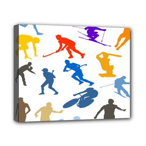 Sport Player Playing Canvas 10  X 8 