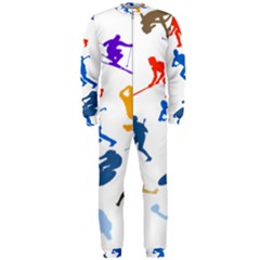 Sport Player Playing Onepiece Jumpsuit (men)  by Mariart