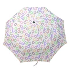 Star Space Color Rainbow Pink Purple Green Yellow Light Neons Folding Umbrellas