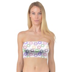 Star Space Color Rainbow Pink Purple Green Yellow Light Neons Bandeau Top