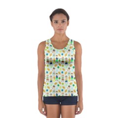 Kids Football Players Playing Sports Star Women s Sport Tank Top  by Mariart