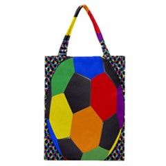 Team Soccer Coming Out Tease Ball Color Rainbow Sport Classic Tote Bag by Mariart