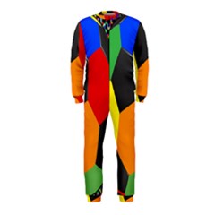 Team Soccer Coming Out Tease Ball Color Rainbow Sport Onepiece Jumpsuit (kids) by Mariart