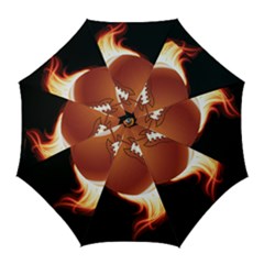 Super Football American Sport Fire Golf Umbrellas