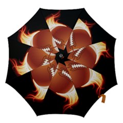 Super Football American Sport Fire Hook Handle Umbrellas (medium)