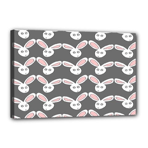 Tagged Bunny Illustrator Rabbit Animals Face Canvas 18  X 12  by Mariart