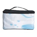 Water Drops Bubbel Rain Blue Circle Cosmetic Storage Case View1