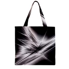 Big Bang Zipper Grocery Tote Bag by ValentinaDesign