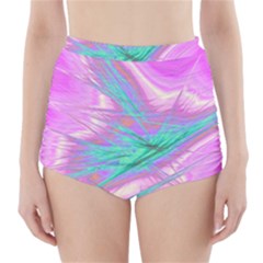 Big Bang High-waisted Bikini Bottoms by ValentinaDesign