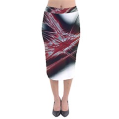 Big Bang Velvet Midi Pencil Skirt by ValentinaDesign