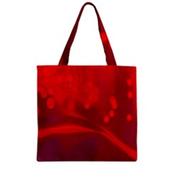 Lights Zipper Grocery Tote Bag by ValentinaDesign