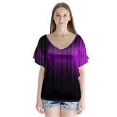 Light Flutter Sleeve Top by ValentinaDesign