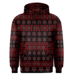 Dark Tiled Pattern Men s Pullover Hoodie by linceazul