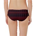 Dark Tiled Pattern Classic Bikini Bottoms View2