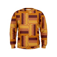 Geometric Pattern Kids  Sweatshirt by linceazul