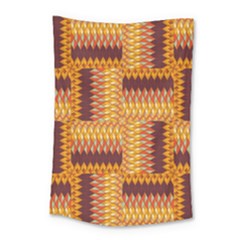 Geometric Pattern Small Tapestry by linceazul