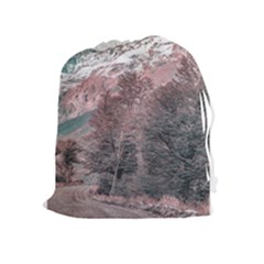 Gravel Empty Road Parque Nacional Los Glaciares Patagonia Argentina Drawstring Pouches (extra Large) by dflcprints