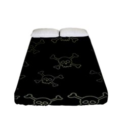 Skull Pattern Fitted Sheet (full/ Double Size)