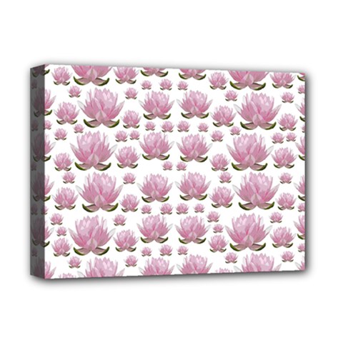 Lotus Deluxe Canvas 16  X 12   by ValentinaDesign