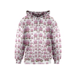 Lotus Kids  Zipper Hoodie by ValentinaDesign