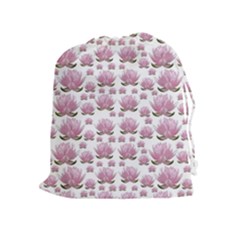 Lotus Drawstring Pouches (extra Large) by ValentinaDesign