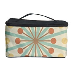 Blue Circle Ornaments Cosmetic Storage Case