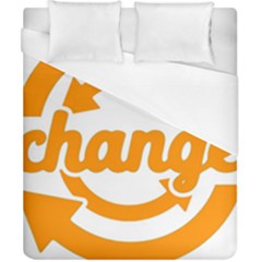 Think Switch Arrows Rethinking Duvet Cover (california King Size)
