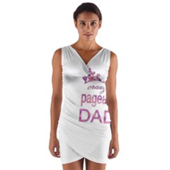 Crazy Pageant Dad Wrap Front Bodycon Dress by Valentinaart