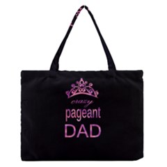 Crazy Pageant Dad Medium Zipper Tote Bag by Valentinaart