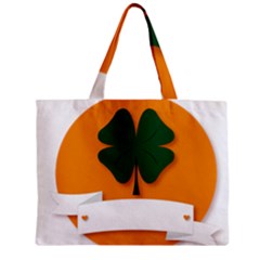 St Patricks Day Ireland Clover Zipper Mini Tote Bag by Nexatart