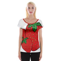 Strawberry Holidays Fragaria Vesca Women s Cap Sleeve Top by Nexatart