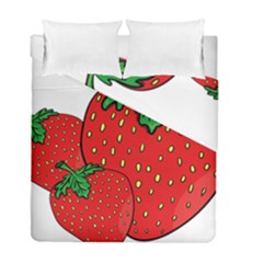 Strawberry Holidays Fragaria Vesca Duvet Cover Double Side (full/ Double Size) by Nexatart