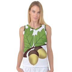 Acorn Hazelnuts Nature Forest Women s Basketball Tank Top by Nexatart