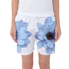 Daisy Flower Floral Plant Summer Women s Basketball Shorts by Nexatart