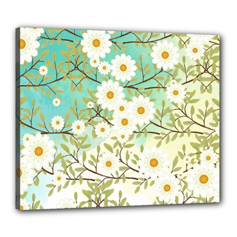 Springtime Scene Canvas 24  X 20  by linceazul