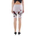 Birds Abstract Exotic Colorful Yoga Cropped Leggings View2