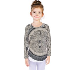 Clock Celtic Knot Time Celtic Knot Kids  Long Sleeve Tee