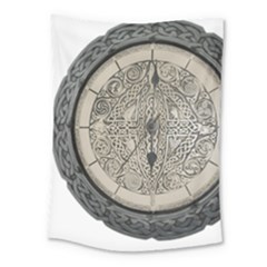 Clock Celtic Knot Time Celtic Knot Medium Tapestry by Nexatart