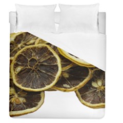 Lemon Dried Fruit Orange Isolated Duvet Cover (Queen Size)