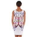 Butterfly Nature Abstract Beautiful Wrap Front Bodycon Dress View2