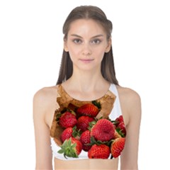 Strawberries Fruit Food Delicious Tank Bikini Top by Nexatart
