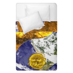 Design Yin Yang Balance Sun Earth Duvet Cover Double Side (single Size)