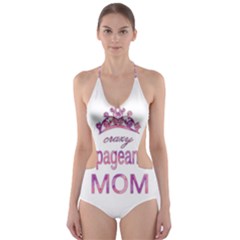 Crazy Pageant Mom Cut-out One Piece Swimsuit by Valentinaart