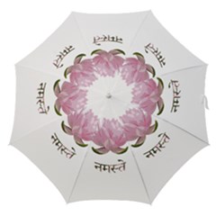 Namaste - Lotus Straight Umbrellas by Valentinaart